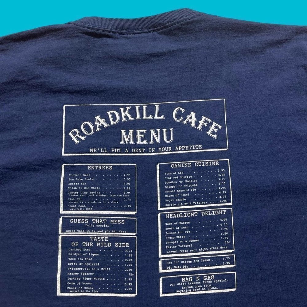 Vintage Road Kill Cafe t shirt - Picture 3 of 9